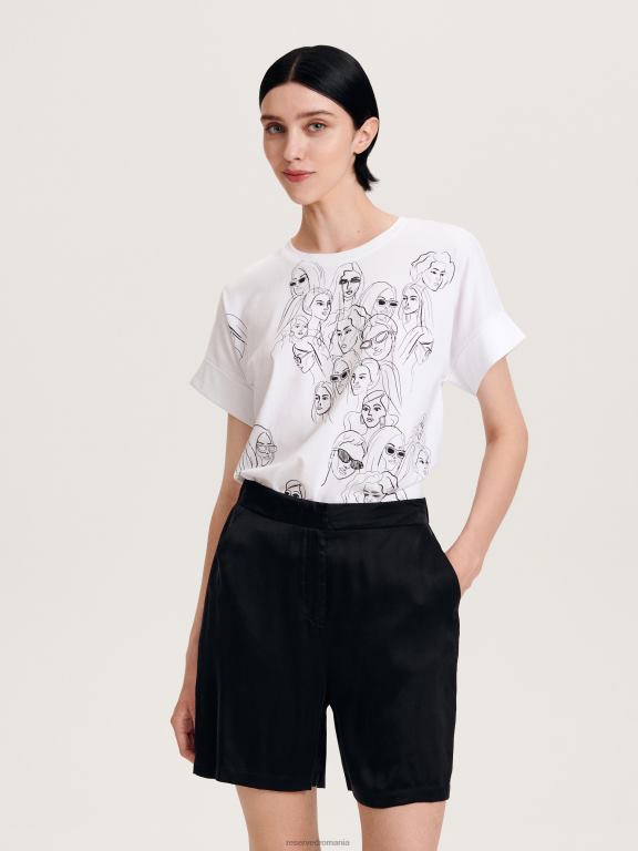 negru Reserved femei îmbrăcăminte pantaloni scurți de costum 648HZ580