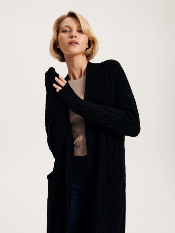 negru Reserved femei îmbrăcăminte pulover 648HZ5