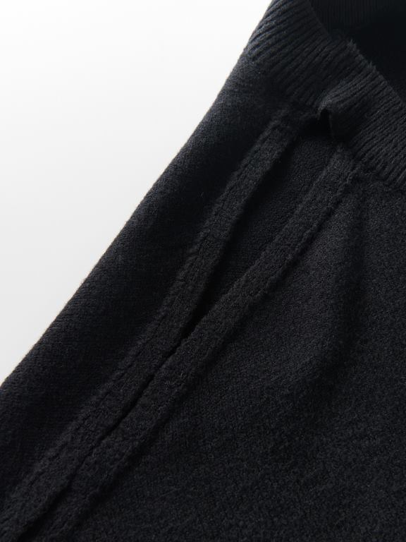 negru Reserved femei îmbrăcăminte pulover cu umăr rece 648HZ929