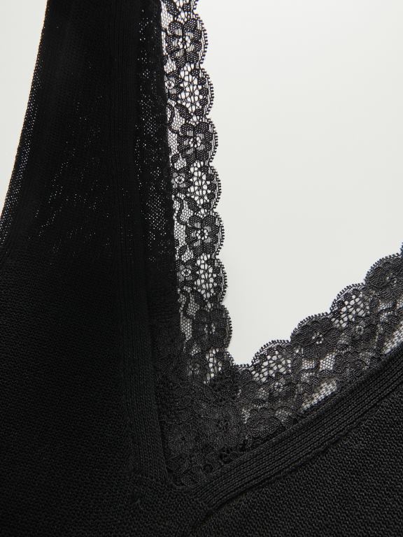 negru Reserved femei îmbrăcăminte rochie 648HZ938