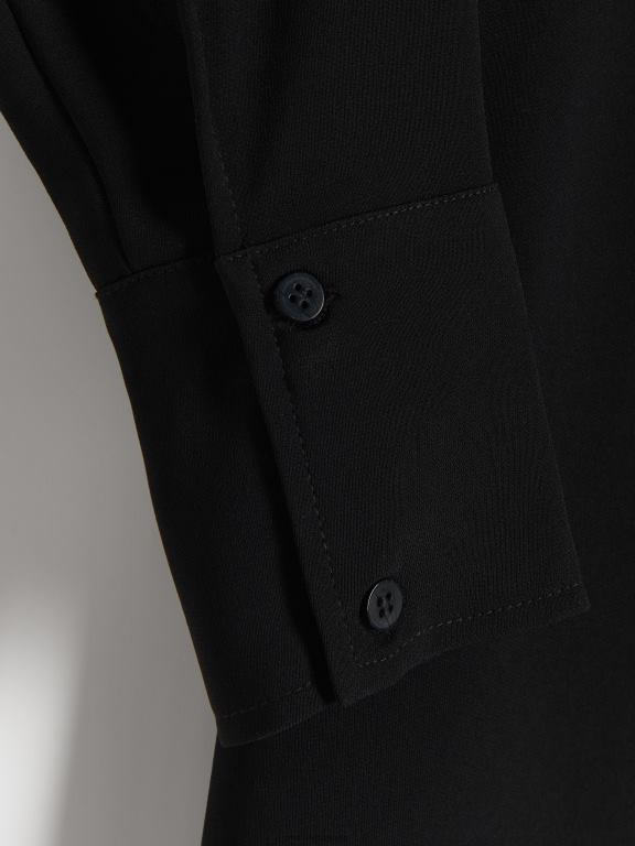 negru Reserved femei îmbrăcăminte rochie cămașă mini 648HZ241