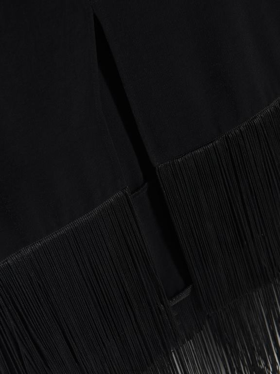 negru Reserved femei îmbrăcăminte rochie din vascoza 648HZ52