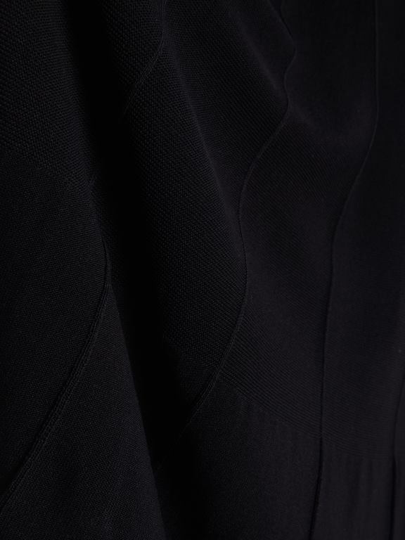 negru Reserved femei îmbrăcăminte rochie maxi bogata in vascoza 648HZ930