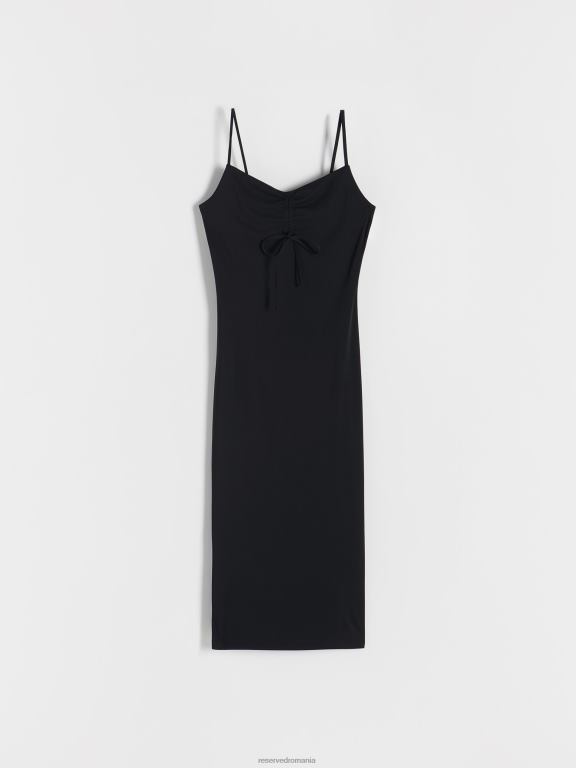 negru Reserved femei îmbrăcăminte rochie mini 648HZ236