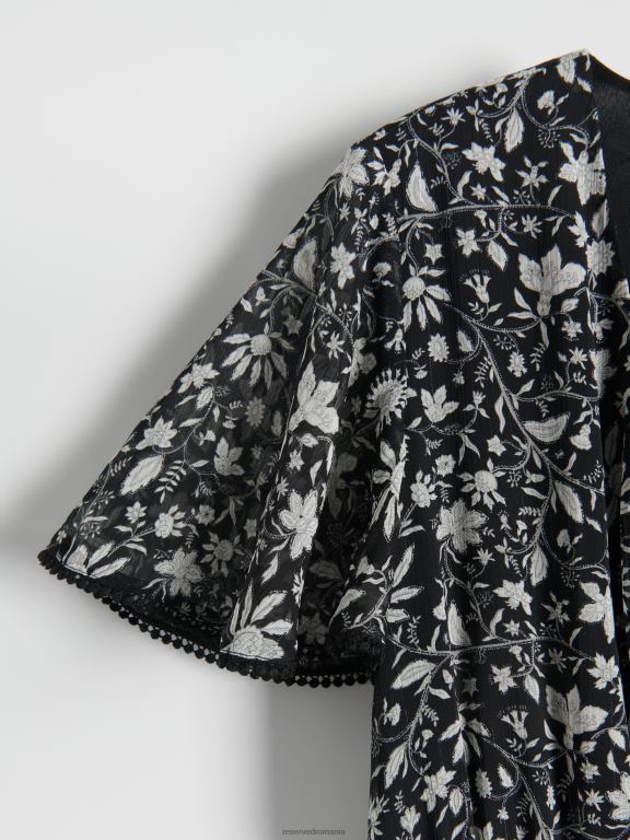 negru Reserved femei îmbrăcăminte rochie mini 648HZ58