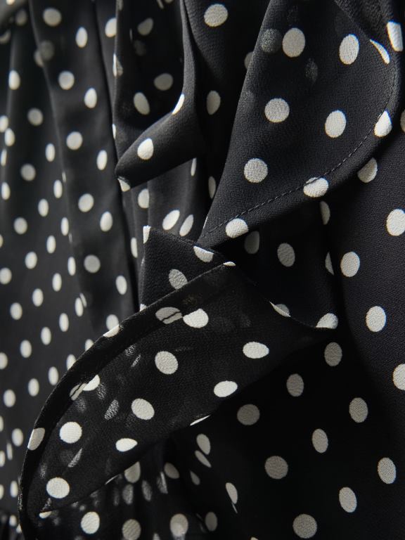 negru Reserved femei îmbrăcăminte rochie mini înfășurată în față 648HZ6