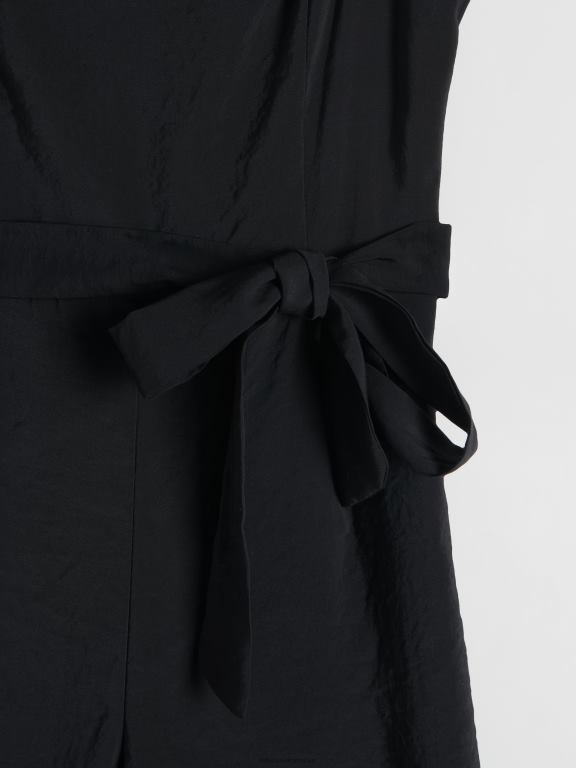 negru Reserved femei îmbrăcăminte salopetă bogată în modal 648HZ16