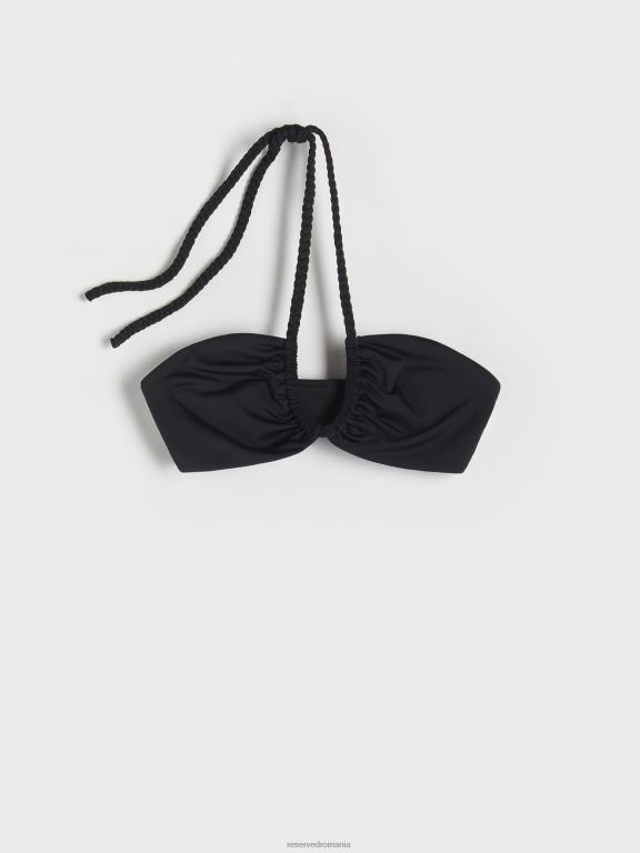 negru Reserved femei îmbrăcăminte top de bikini 648HZ1034