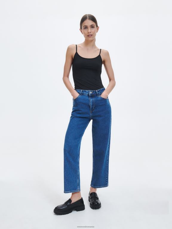 negru Reserved femei îmbrăcăminte top slim fit 648HZ469