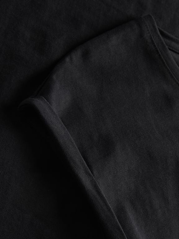 negru Reserved femei îmbrăcăminte tricou kimono 648HZ391