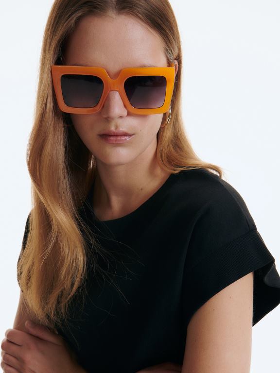 negru Reserved femei îmbrăcăminte tricou kimono 648HZ472