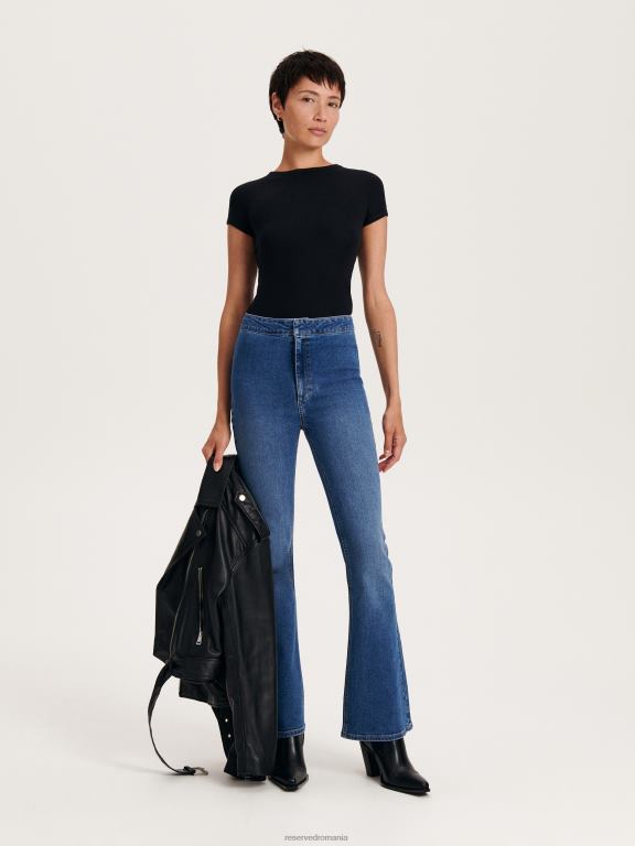 negru Reserved femei îmbrăcăminte tricou modal 648HZ386