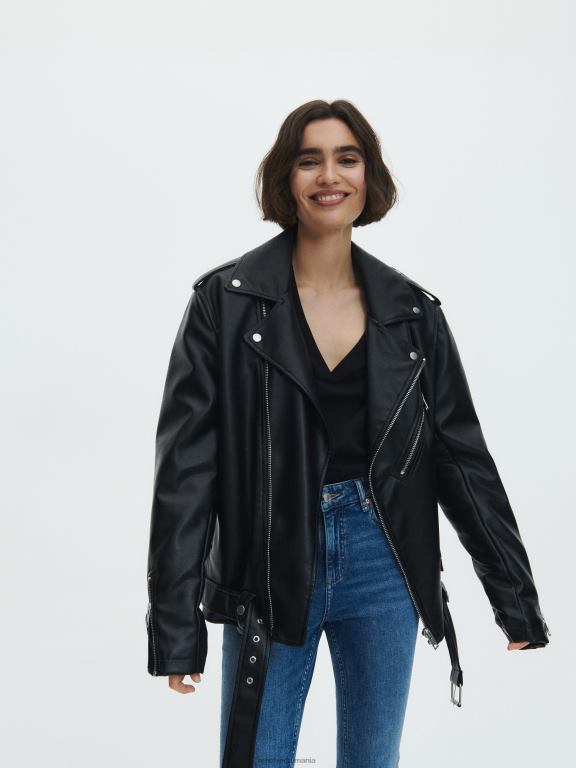 negru Reserved femei îmbrăcăminte tricou nou regular fit 648HZ428