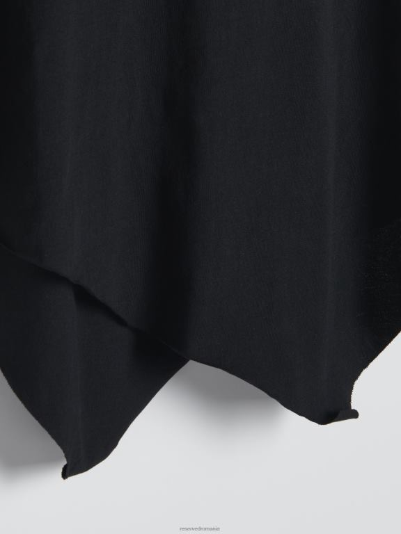 negru Reserved femei îmbrăcăminte tricou nou regular fit 648HZ445