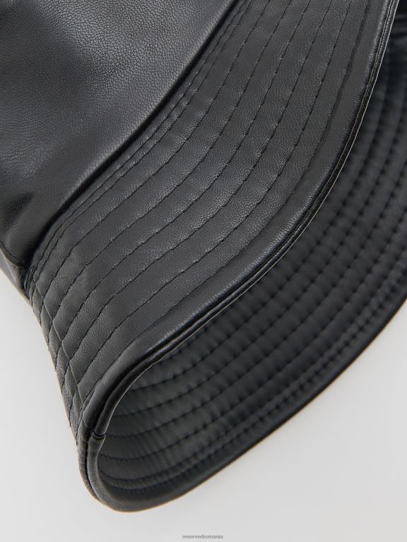 negru Reserved fetelor accesorii pălărie de găleată 648HZ1753