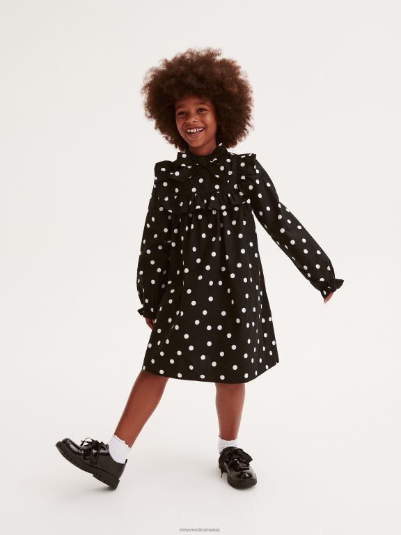 negru Reserved fetelor pantofi mocasini patentati 648HZ1726