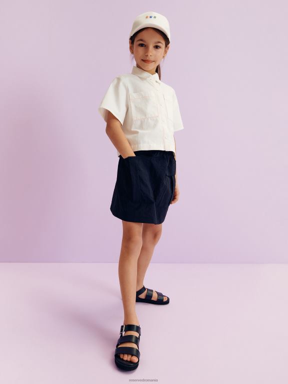 negru Reserved fetelor pantofi sandale cu design clasic 648HZ1992