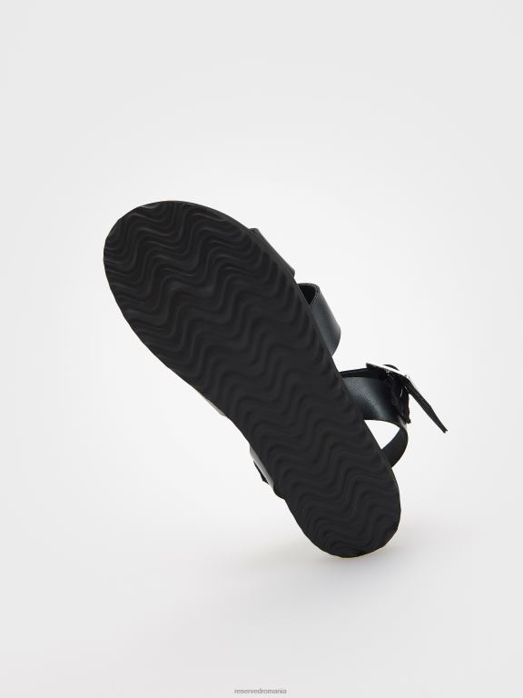 negru Reserved fetelor pantofi sandale cu design clasic 648HZ1992