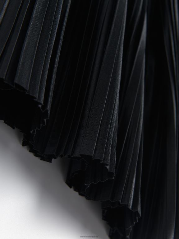 negru Reserved fetelor îmbrăcăminte culotte plisate 648HZ1881