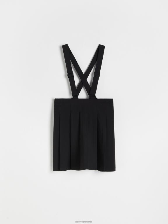 negru Reserved fetelor îmbrăcăminte fusta cu bretele 648HZ1960