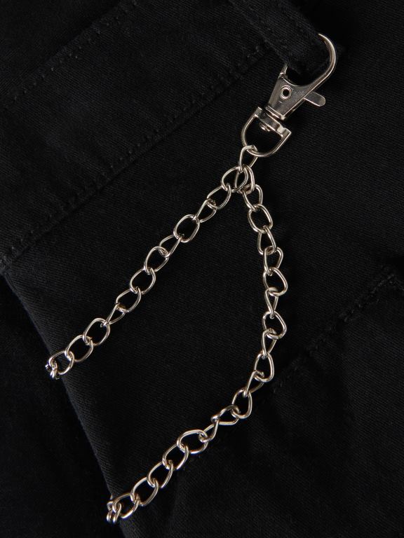 negru Reserved fetelor îmbrăcăminte fusta cu buzunare 648HZ1759