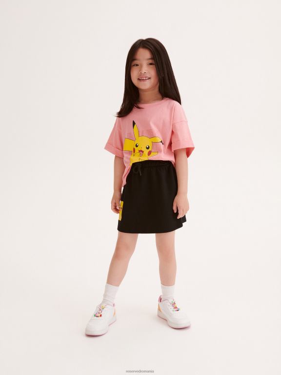 negru Reserved fetelor îmbrăcăminte fusta pokemon 648HZ1916