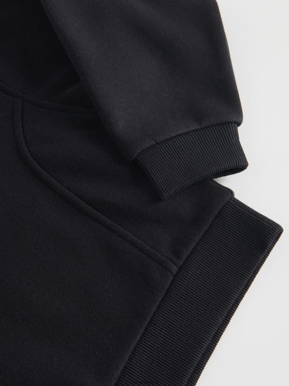 negru Reserved fetelor îmbrăcăminte hanorac cu gluga 648HZ1869