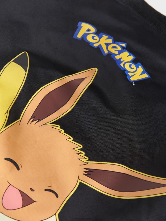 negru Reserved fetelor îmbrăcăminte hanorac pokemon 648HZ1766