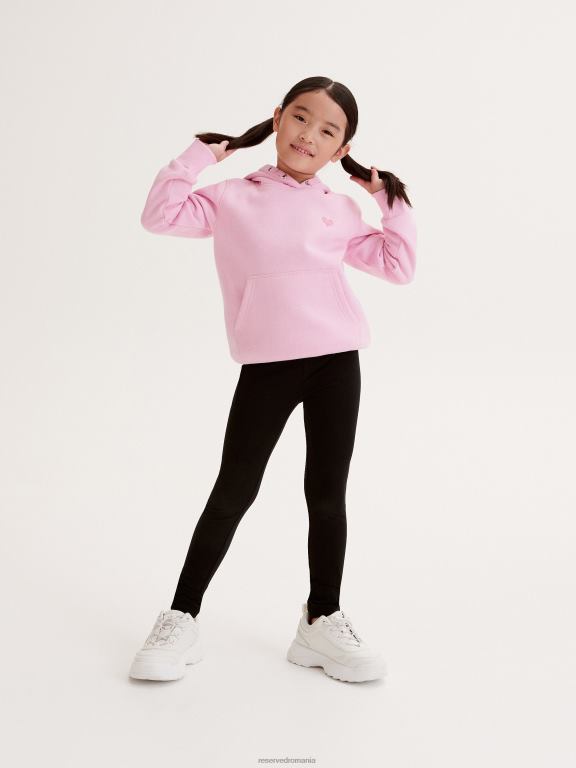 negru Reserved fetelor îmbrăcăminte jambiere bogate din bumbac 648HZ1820