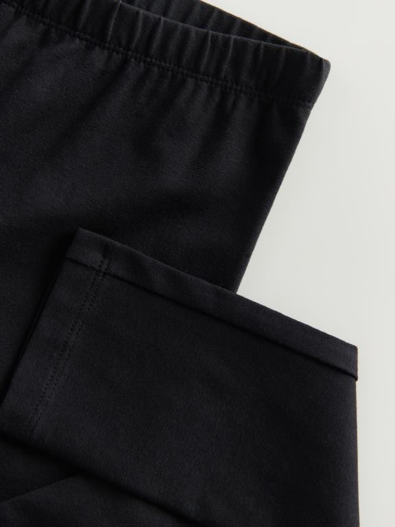 negru Reserved fetelor îmbrăcăminte jambiere bogate din bumbac 648HZ1820