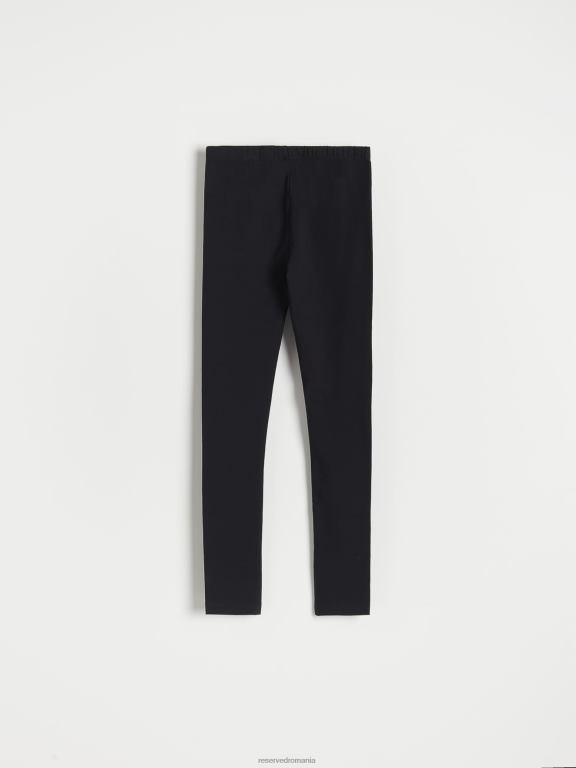 negru Reserved fetelor îmbrăcăminte jambiere bogate din bumbac 648HZ1820