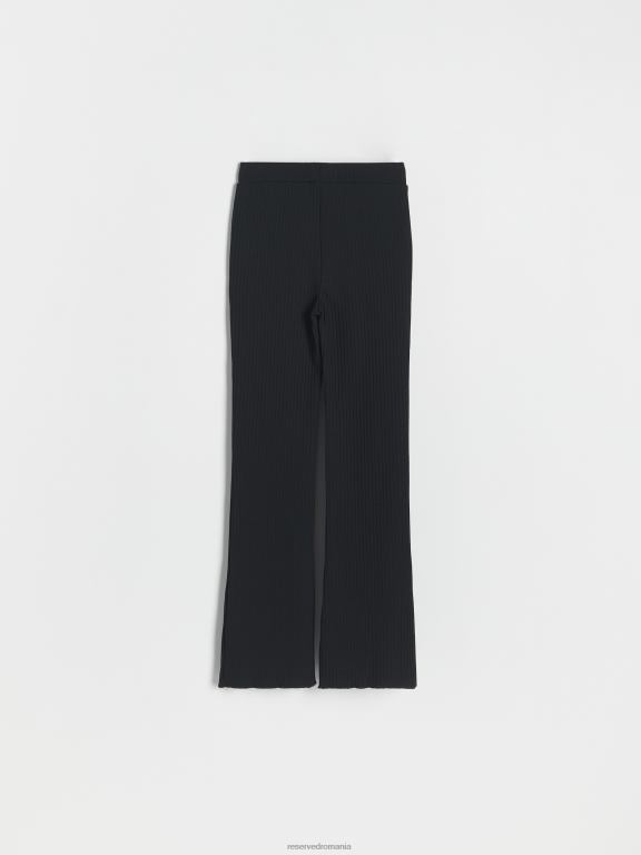 negru Reserved fetelor îmbrăcăminte pantaloni evazați bogat în bumbac 648HZ1706
