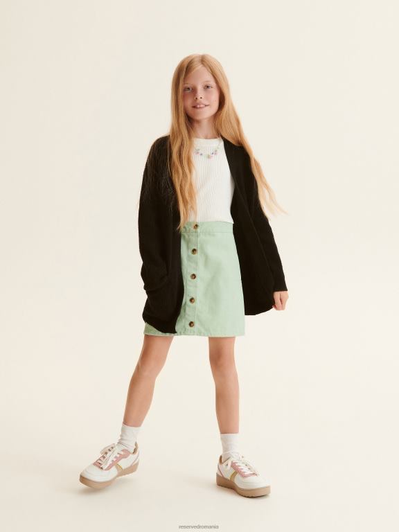 negru Reserved fetelor îmbrăcăminte pulover 648HZ1844