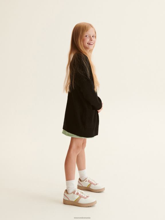 negru Reserved fetelor îmbrăcăminte pulover 648HZ1844