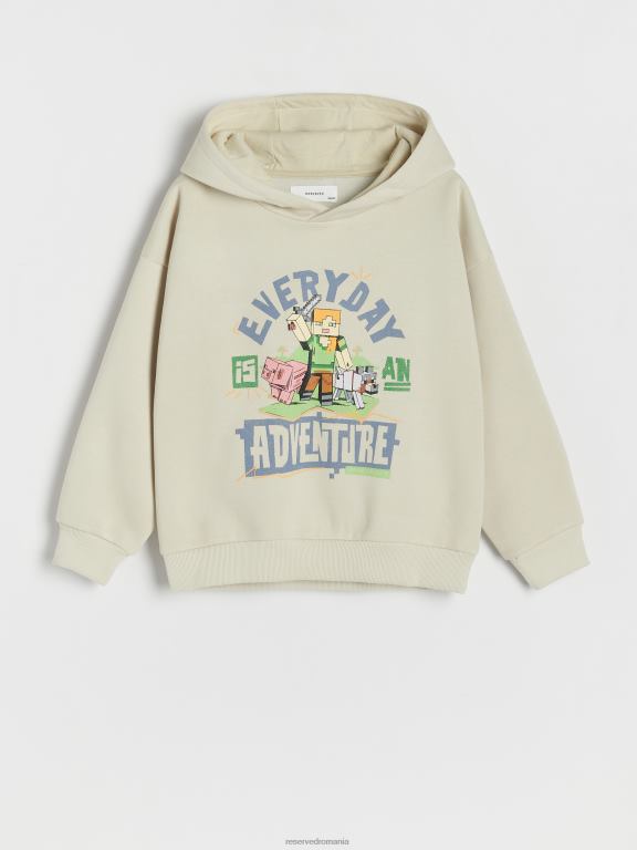 nud Reserved băieți îmbrăcăminte hanorac supradimensionat minecraft 648HZ2070