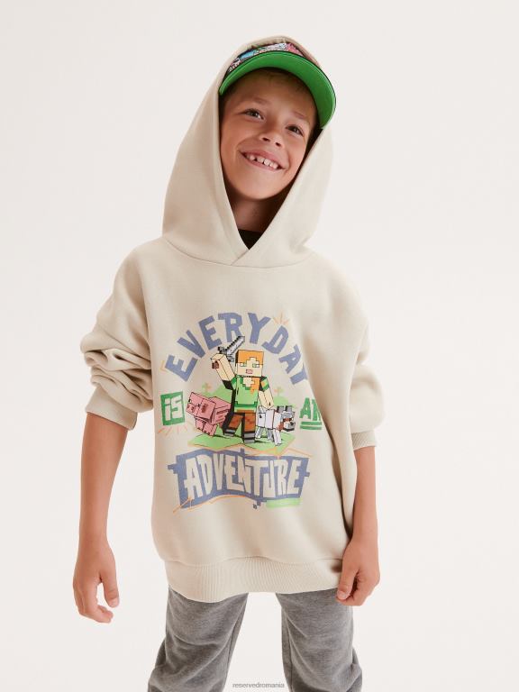 nud Reserved băieți îmbrăcăminte hanorac supradimensionat minecraft 648HZ2070