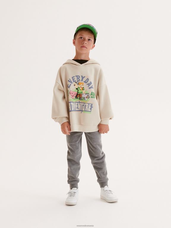 nud Reserved băieți îmbrăcăminte hanorac supradimensionat minecraft 648HZ2070