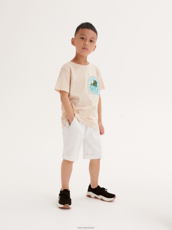 nud Reserved băieți îmbrăcăminte tricou supradimensionat minecraft 648HZ2091