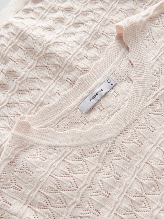 nud Reserved femei îmbrăcăminte blat ajurat 648HZ13