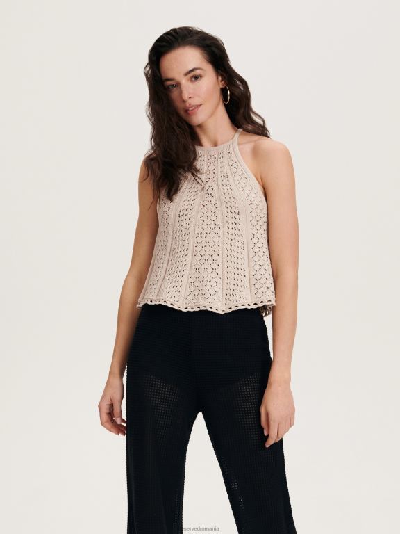 nud Reserved femei îmbrăcăminte bluză ajurata 648HZ335