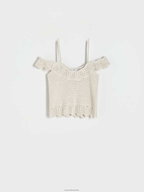 nud Reserved femei îmbrăcăminte bluză din jerseu 648HZ321