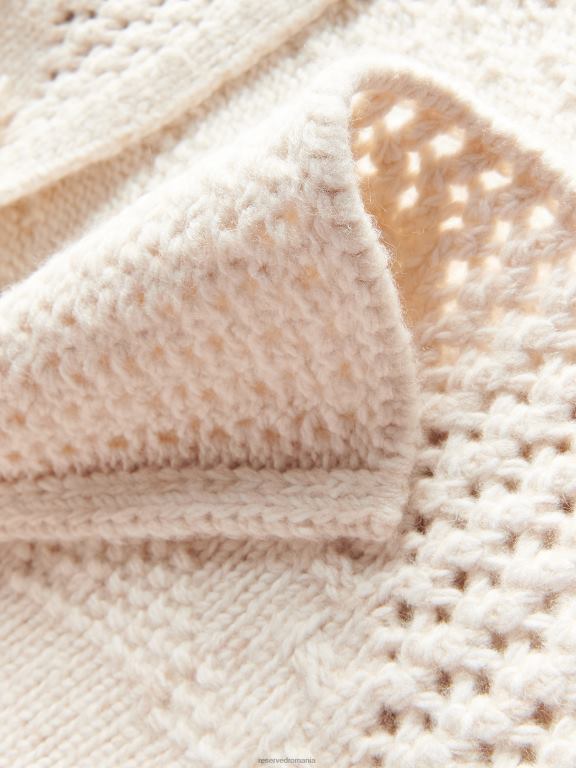 nud Reserved femei îmbrăcăminte cardigan cu franjuri 648HZ907