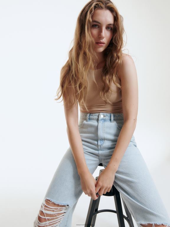 nud Reserved femei îmbrăcăminte corp slim fit 648HZ399