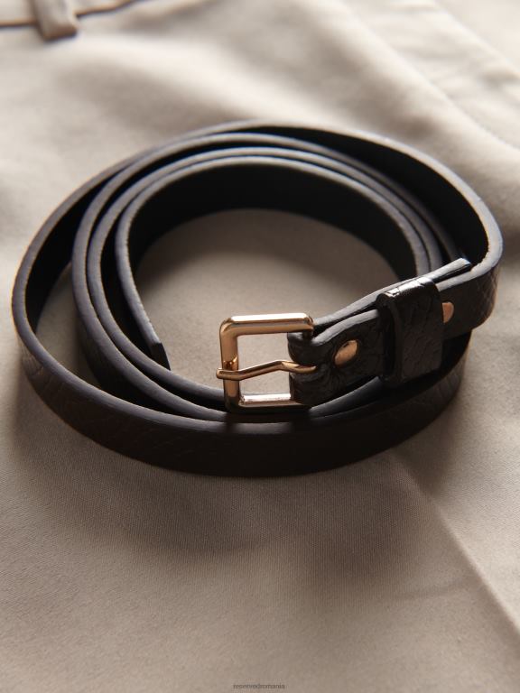 nud Reserved femei îmbrăcăminte pantaloni de tigara cu centura 648HZ702