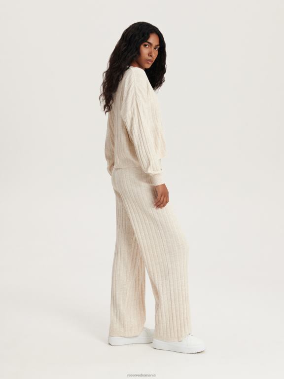 nud Reserved femei îmbrăcăminte pantaloni din jerseu 648HZ652