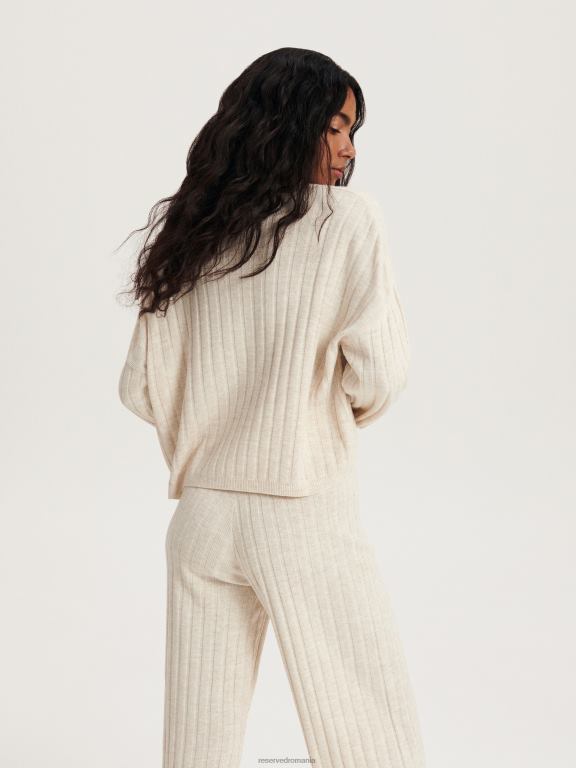 nud Reserved femei îmbrăcăminte pantaloni din jerseu 648HZ652