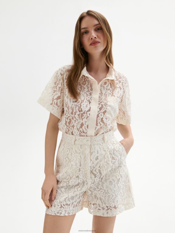 nud Reserved femei îmbrăcăminte pantaloni scurți din dantelă 648HZ588