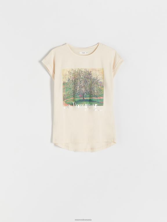 nud Reserved femei îmbrăcăminte tricou kimono 648HZ478