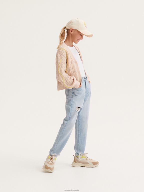 nud Reserved fetelor îmbrăcăminte cardigan decorativ din tricot 648HZ1729