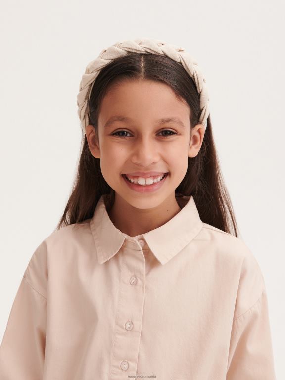 nud Reserved fetelor îmbrăcăminte cămașă cu detaliu cravată 648HZ1910